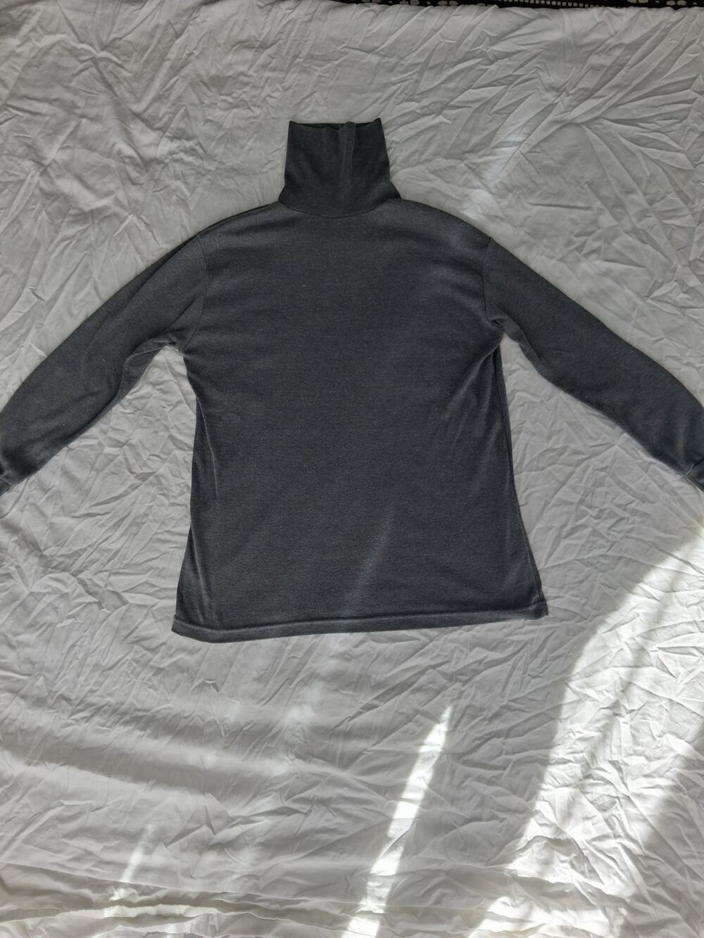 Vintage - Variations - Gray Turtleneck Long Sleeve Top - Medium